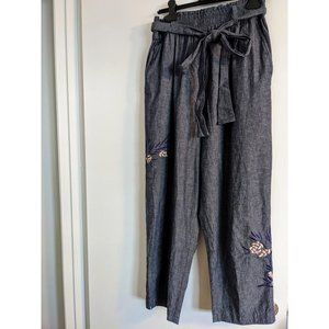 eShakti Embroidered Cotton pants